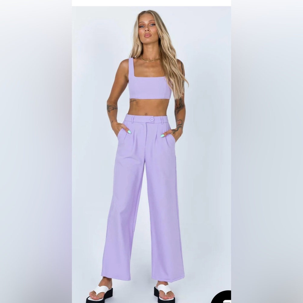 Princess Polly purple 2 piece set